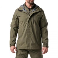 Куртка штормовая 5.11 Tactical® "Force Rain Shell Jacket" RANGER GREEN