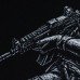 Купить Футболка с рисунком "Не слабый пол" Combat Black от производителя P1G® в интернет-магазине alfa-market.com.ua  