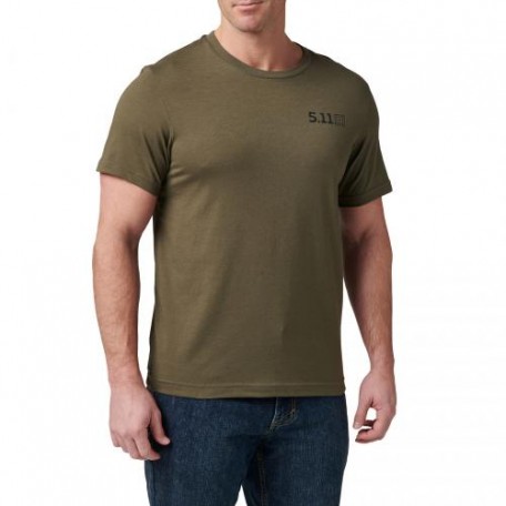 Футболка с рисунком "5.11 Tactical® Freedom Fries" RANGER GREEN