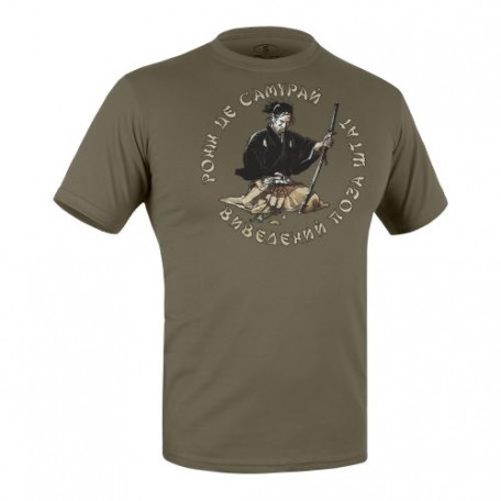 Футболка с рисунком "Ronin" Olive Drab