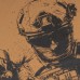 Купить Футболка c рисунком "GUNFIGHTER" Coyote Brown от производителя P1G® в интернет-магазине alfa-market.com.ua  