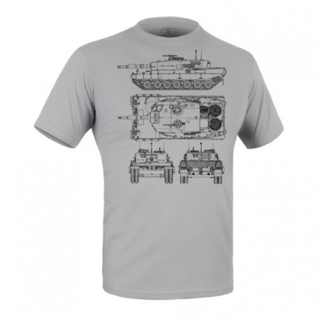 Футболка с рисунком "Леопард" Iron Grey