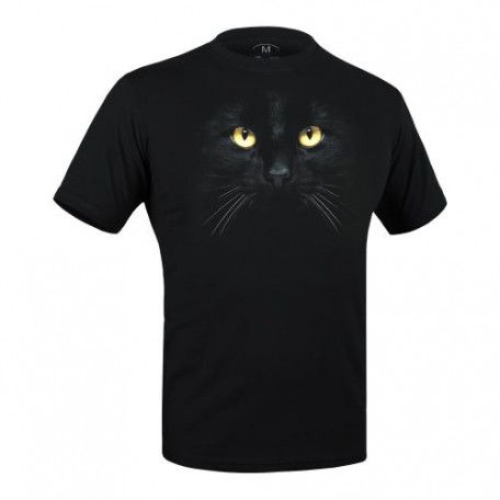 Футболка c рисунком "Кот" Combat Black