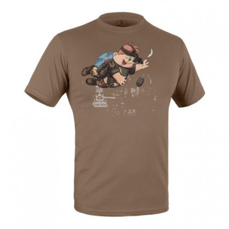 Футболка c рисунком "Кибердрон" Olive Drab