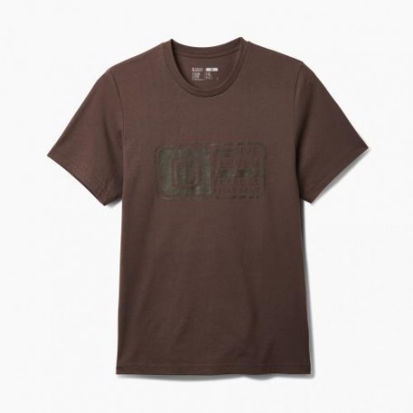 Футболка с рисунком "5.11 Tactical® PBG Badge" Red Dirt