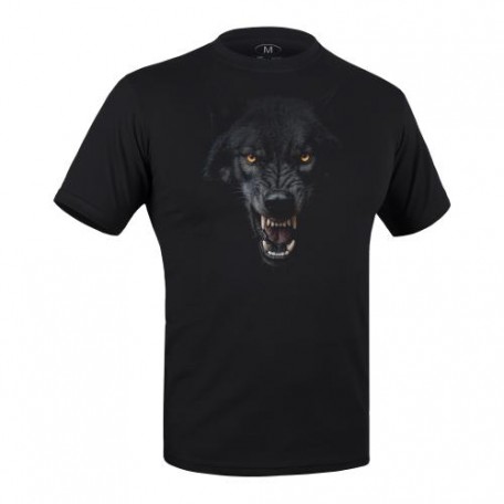 Футболка c рисунком "Оборотень" Combat Black