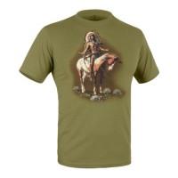 Футболка с рисунком "Chief" Olive Drab