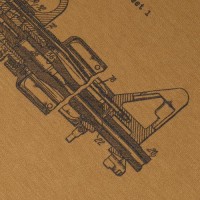 Футболка с рисунком "M-16" Coyote Brown