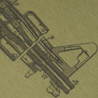 Футболка с рисунком "M-16" Olive Drab