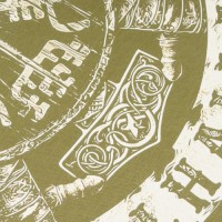 Футболка c рисунком "Valhalla Logo" Olive Drab