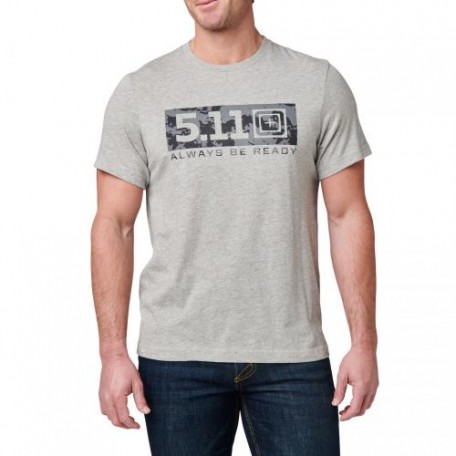 Футболка с рисунком "5.11 Tactical® Atmos Logo" Heather Grey