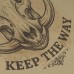 Купить Футболка с рисунком "Keep The Way" Tan 499 от производителя P1G® в интернет-магазине alfa-market.com.ua  