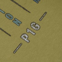 Футболка с рисунком "MARCH" Olive Drab