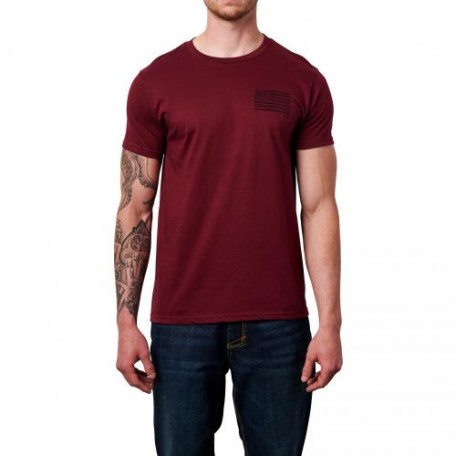 Футболка с рисунком "5.11 Tactical® American Flag Sticks" Merlot