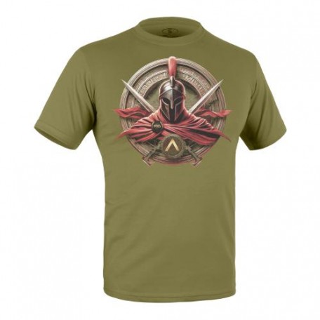 Футболка c рисунком "Спарта" Olive Drab