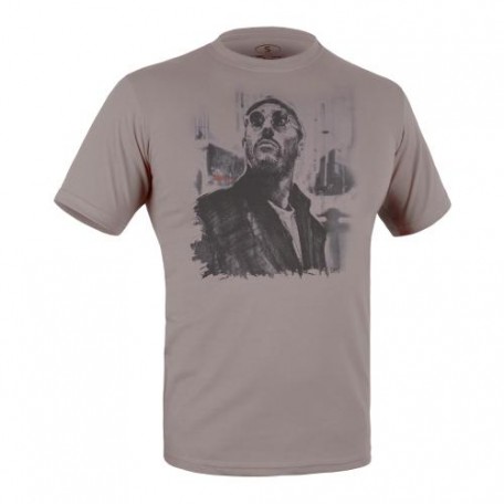 Футболка с рисунком "Одиночка" Iron Grey