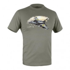 Футболка з малюнком "F-16" Foliage Green