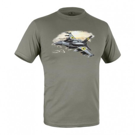 Футболка c рисунком "F-16" Foliage Green