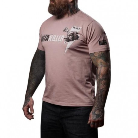 Футболка с рисунком R3ICH "Vatakiller" Dirty Pink