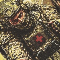 Футболка с рисунком "Medic" Olive Drab