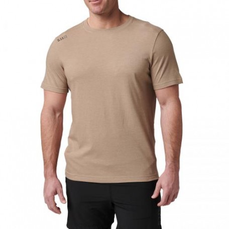 Футболка тактическая потоотводящая "5.11 Tactical® PT-R Charge Short Sleeve Top 2.0" Desert Brush Heather