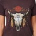 Купить Футболка женская с рисунком "5.11 Tactical® Women's Cattle Skull" Raisin от производителя 5.11 Tactical® в интернет-магазине alfa-market.com.ua  