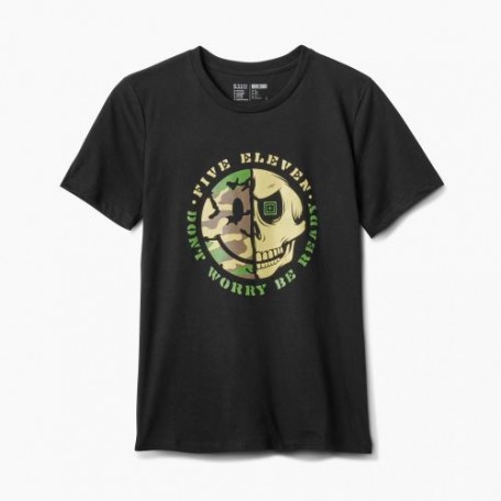 Футболка женская с рисунком "5.11 Tactical® Women's Don't Worry" Black