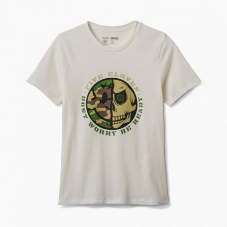 Футболка женская с рисунком "5.11 Tactical® Women's Don't Worry" Marshmallow