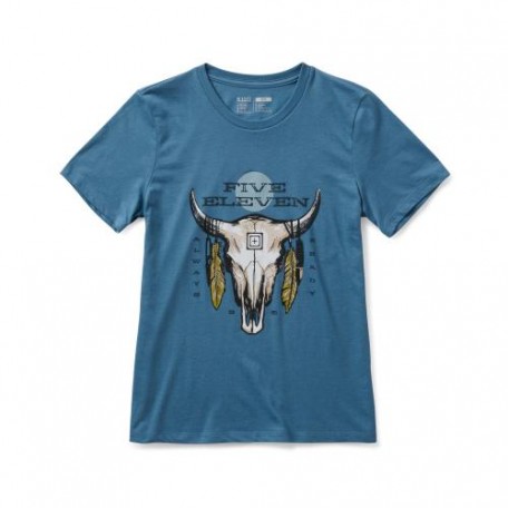 Футболка женская с рисунком "5.11 Tactical® Women's Cattle Skull" Diplomat