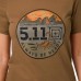 Купить Футболка женская с рисунком "5.11 Tactical® Women's Desertscape" Pecan от производителя 5.11 Tactical® в интернет-магазине alfa-market.com.ua  