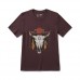 Купить Футболка женская с рисунком "5.11 Tactical® Women's Cattle Skull" Raisin от производителя 5.11 Tactical® в интернет-магазине alfa-market.com.ua  