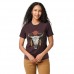 Купить Футболка женская с рисунком "5.11 Tactical® Women's Cattle Skull" Raisin от производителя 5.11 Tactical® в интернет-магазине alfa-market.com.ua  