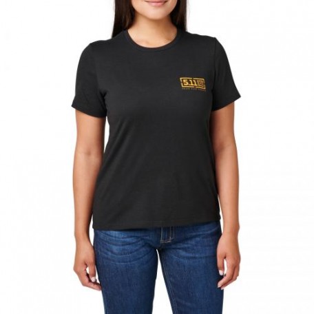 Футболка женская с рисунком "5.11 Tactical® Women's PT-R® Brick" Black
