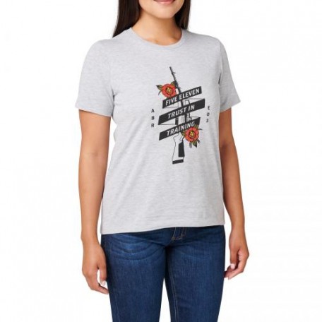 Футболка женская с рисунком "5.11 Tactical® Women's Strong Aim" Heather Grey
