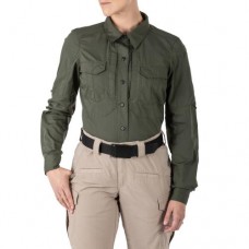 Сорочка тактична жіноча "5.11 Tactical® Women's Stryke® Long Sleeve Shirt TDU Green