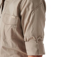 Сорочка тактична жіноча "5.11 Tactical® Women's ABR™ Pro Long Sleeve Shirt" Khaki