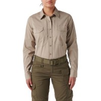 Сорочка тактична жіноча "5.11 Tactical® Women's ABR™ Pro Long Sleeve Shirt" Khaki