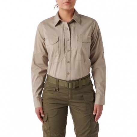 Рубашка тактическая женская "5.11 Tactical® Women's ABR™ Pro Long Sleeve Shirt" Khaki