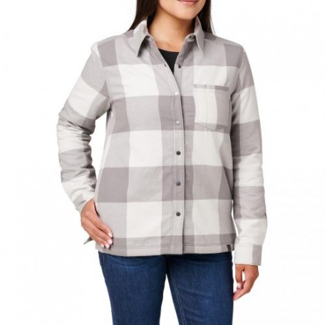 Куртка женская 5.11 Tactical® "Louise Shirt Jacket" Overcast Grey Check