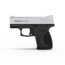 Пистолет стартовый Retay P114 Nickel